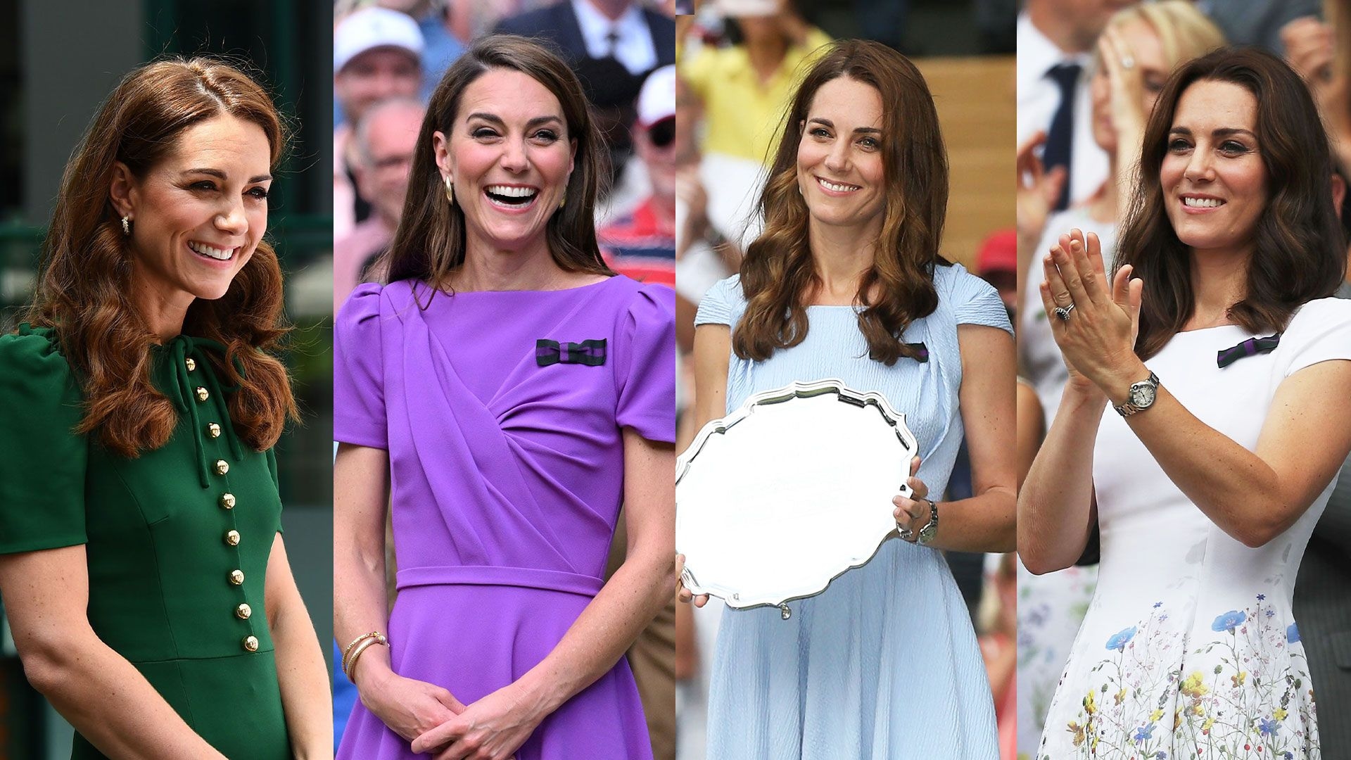 Kate Middleton: ecco i suoi look più belli a Wimbledon finora
