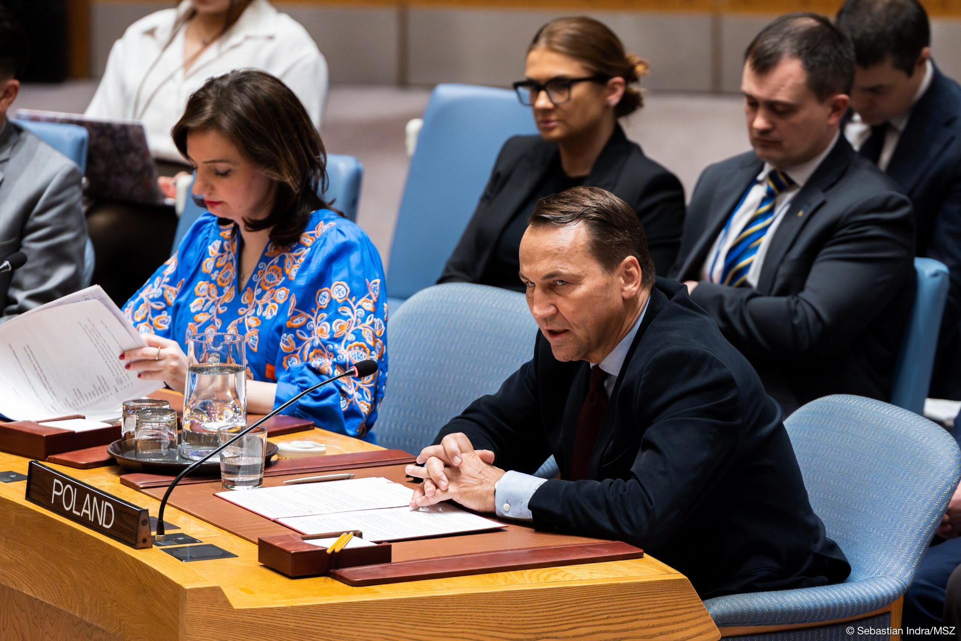 Ministro das Relações Exteriores polonês pede “paz pela força” na Ucrânia em discurso na ONU