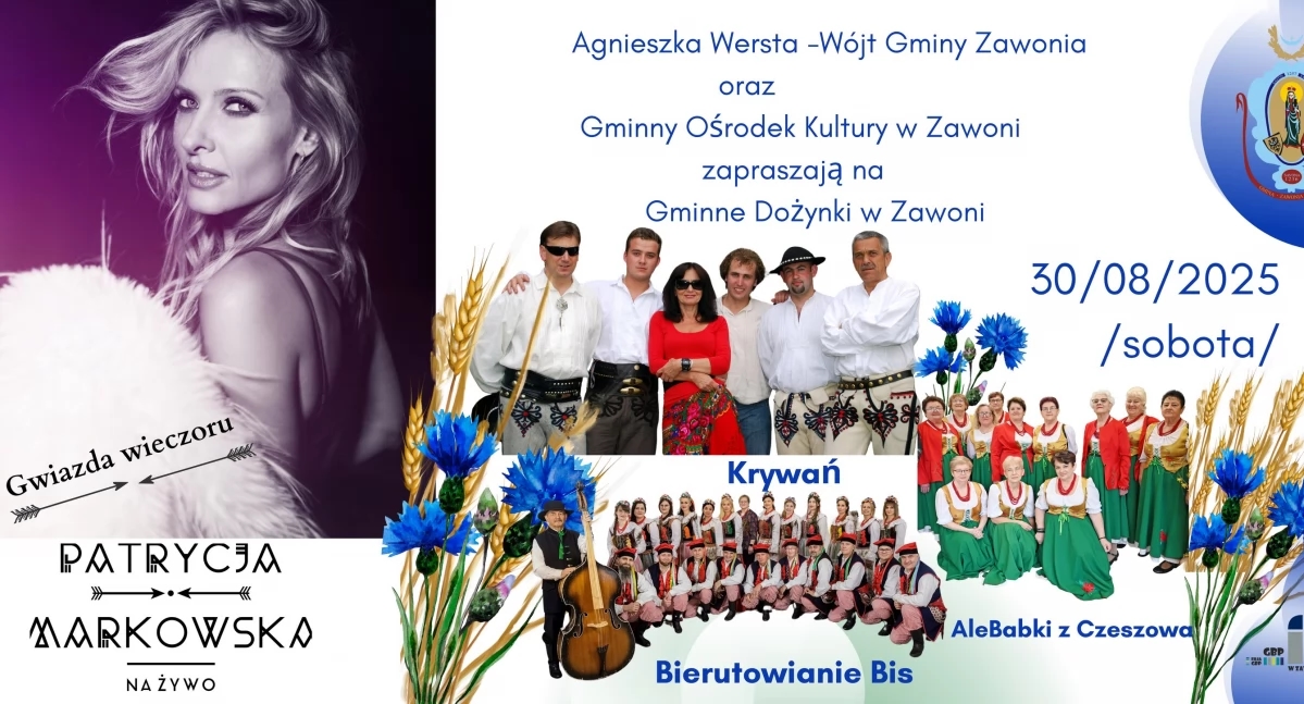 Gminne dożynki w Zawoni