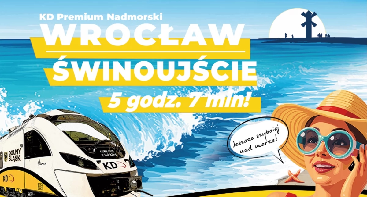 ¡Con KD Premium Nadmorski llegarás a la playa en 5 horas y 7 minutos!