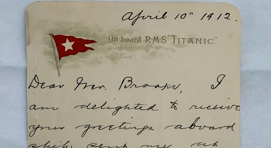 Lettera profetica dal Titanic venduta per una fortuna! Questa storia è ancora commovente oggi