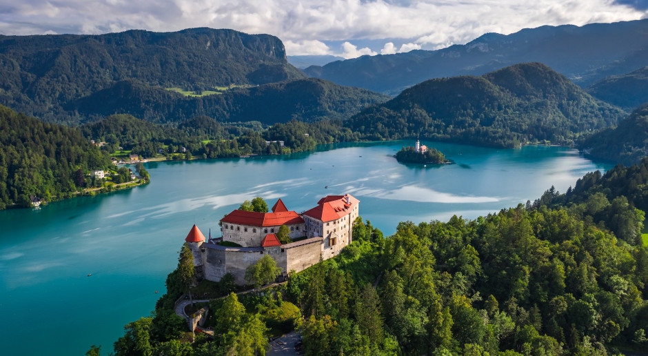 On your way to Croatia, stop by Bled. A new temple of contemporary art is emerging in a fairytale setting