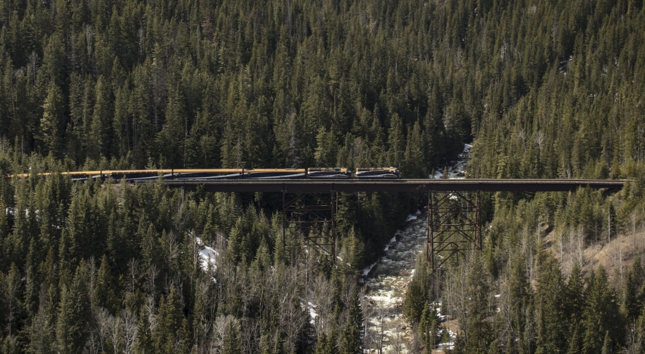 È stato scelto il treno più lussuoso del mondo. Il percorso attraversa montagne pittoresche.
