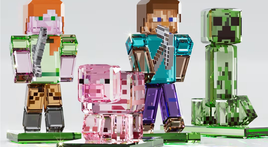 Minecraft w wersji deluxe? Swarovski zamienia piksele w kryształy