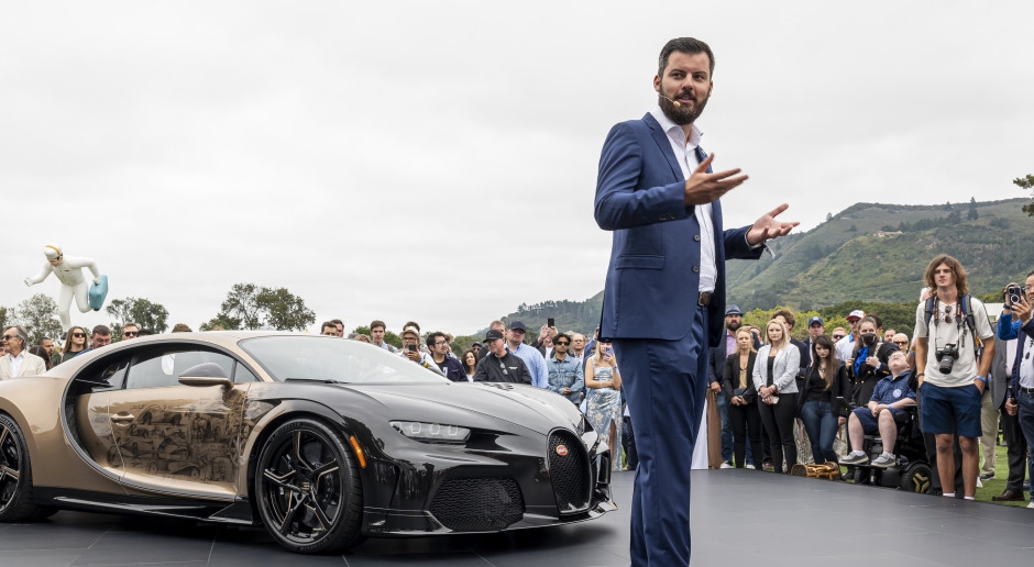 ¿Qué lleva el jefe de Bugatti al mercado? "Aquí hay un multimillonario con un corazón sencillo".