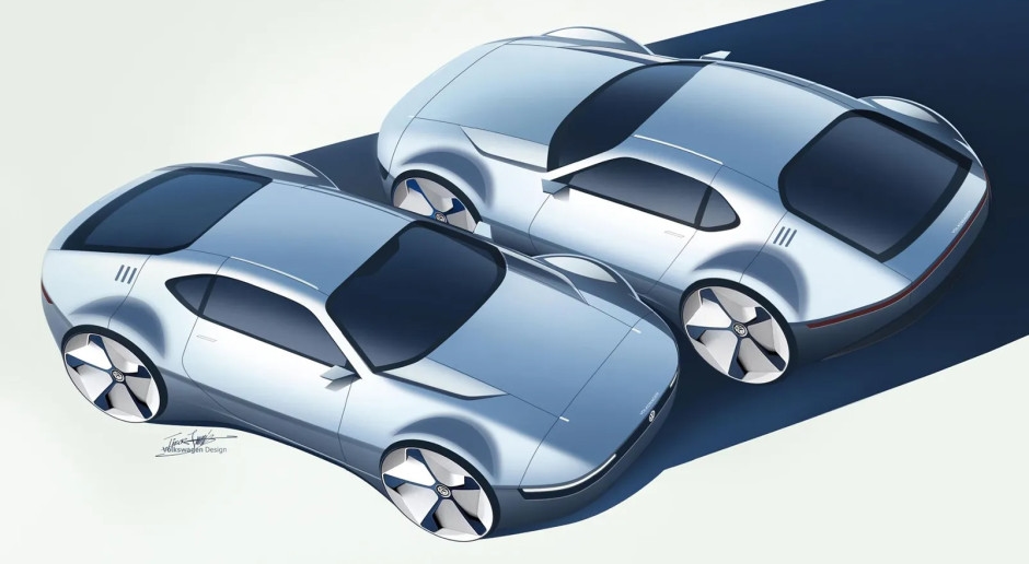 Volkswagen werkt aan een sportcoupé? Futuristische schets prikkelt de fantasie van autoliefhebbers.
