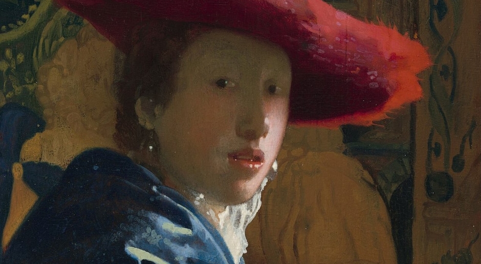 Uma descoberta sensacional por trás de "A Garota do Chapéu Vermelho" pode ter escondido a primeira obra de Vermeer
