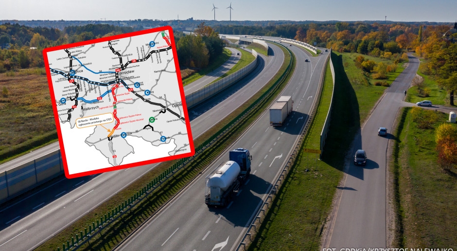 The expressway will cross Poland diagonally. We will reach it from west to east