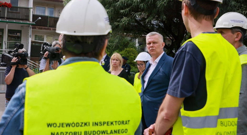 La ricostruzione a Ząbki è esclusa per ora. Una decisione determinerà se si potrà salvare qualcosa.