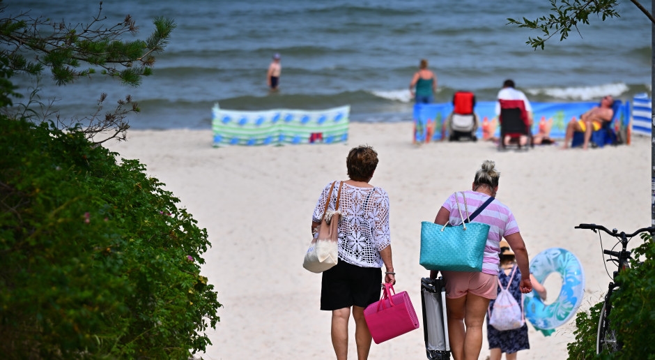 Er is een dode walvis gevonden op een Pools strand. De gezondheidsinspectie heeft strandgangers gewaarschuwd.
