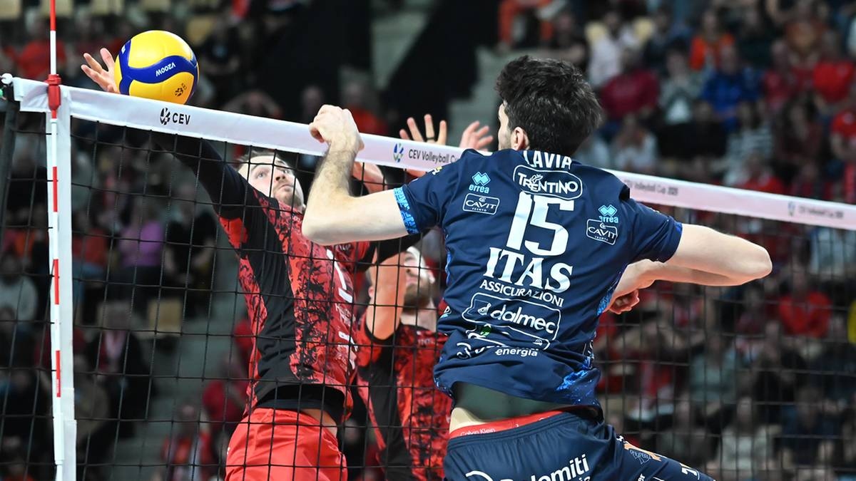 Coppa di pallavolo maschile CEV: Itas Trentino - Chaumont VB. Copertura in diretta e risultati in diretta