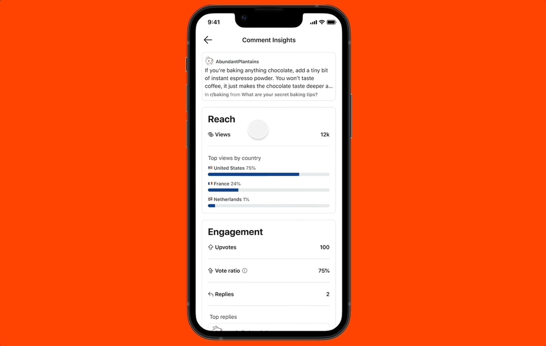 Reddit ajoute des analyses et des brouillons pour les commentaires