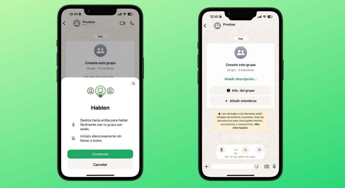 Hoe activeer je de 'walkie-talkie'-modus in WhatsApp: de nieuwe functie waarvan je niet wist dat hij bestond