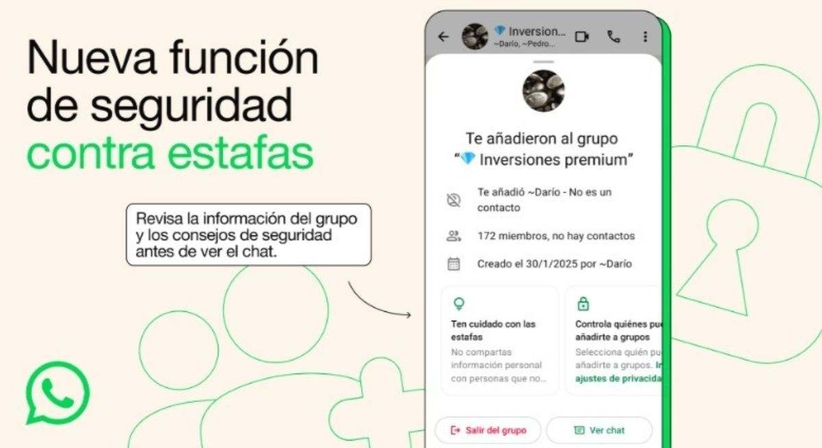 WhatsApp añadirá una vista previa en los chats contra las estafas: "Siempre hay una trampa, y debería ser una bandera roja para todos"