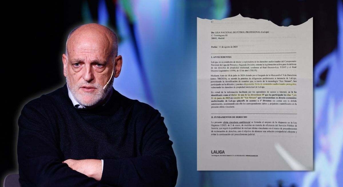 Waarschuwing voor iedereen die illegale IPTV voor voetbal gebruikt: LaLiga weet wie jullie zijn en het kan zijn dat jullie deze brief binnenkort ontvangen.