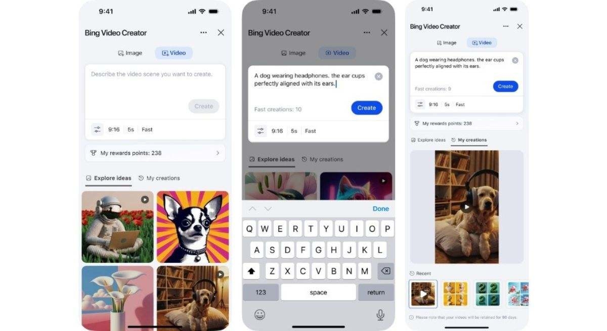 Crear vídeos con IA nunca había sido tan fácil: Microsoft lanza Bing Video Creator de manera gratuita