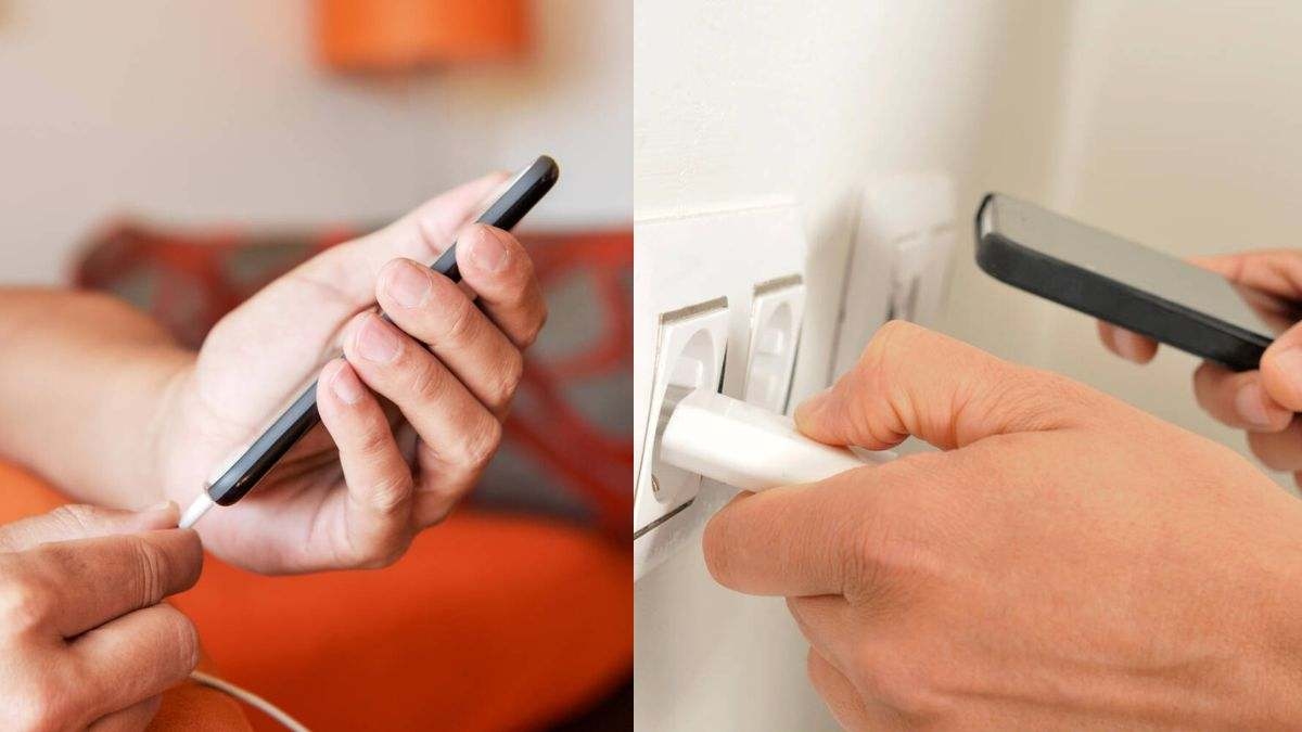 O que você deve desconectar primeiro, o carregador ou o telefone?