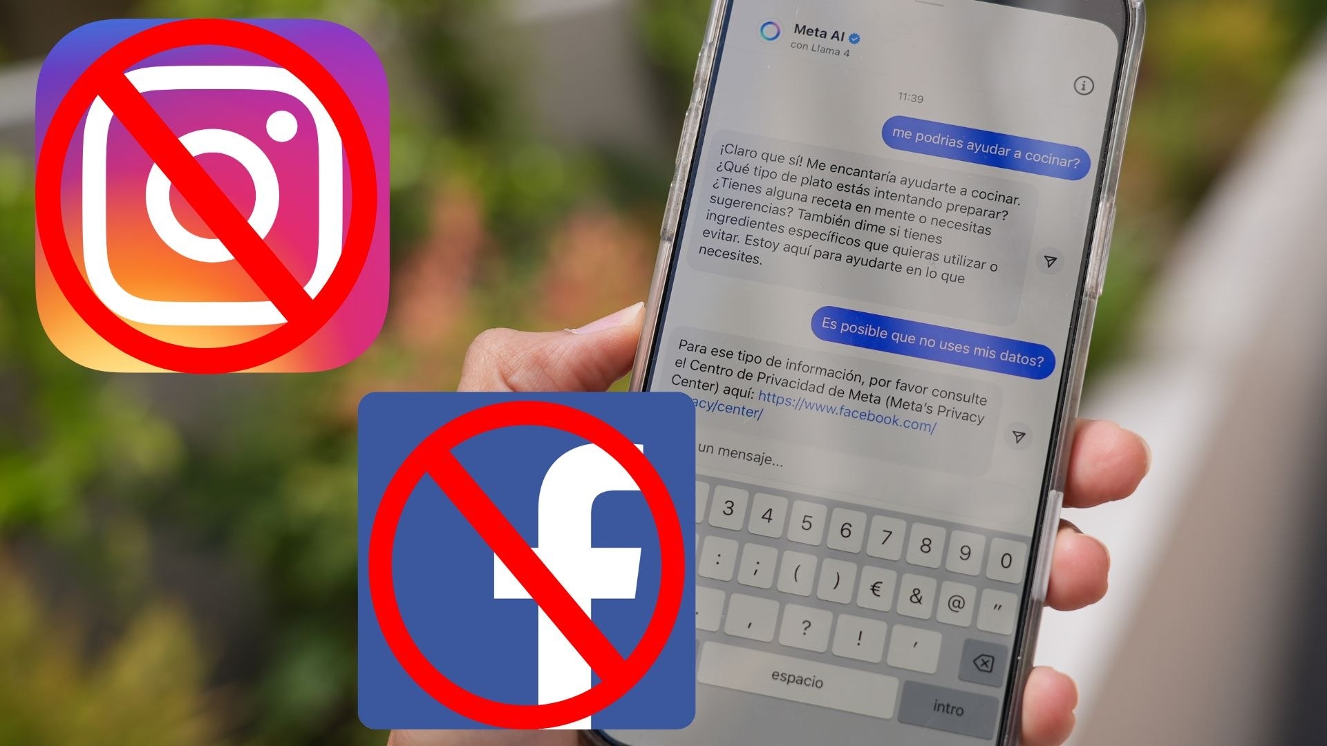 Así puedes evitar que Instagram o Facebook usen tus datos para alimentar a la IA