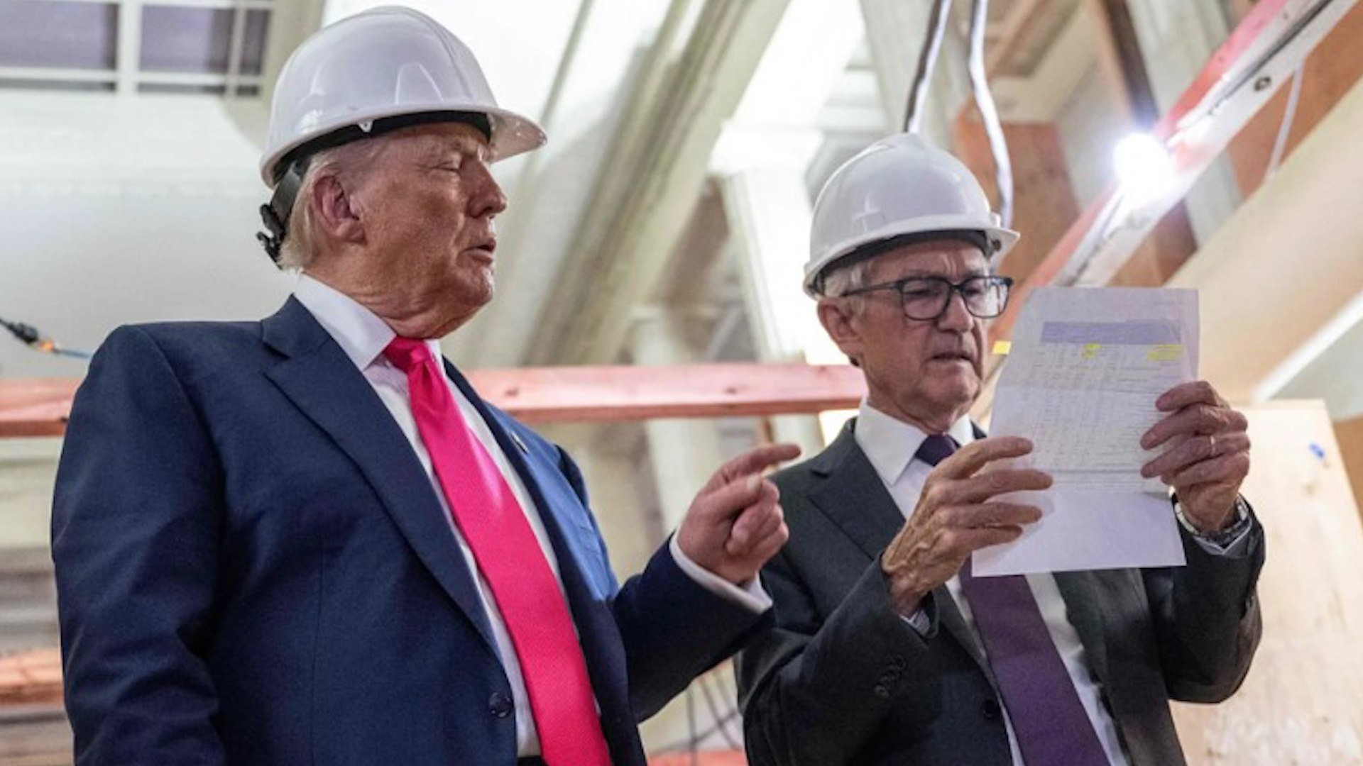 Tension, arguments, and a surreal conversation between Trump and Jerome Powell during the president's visit to the Fed.