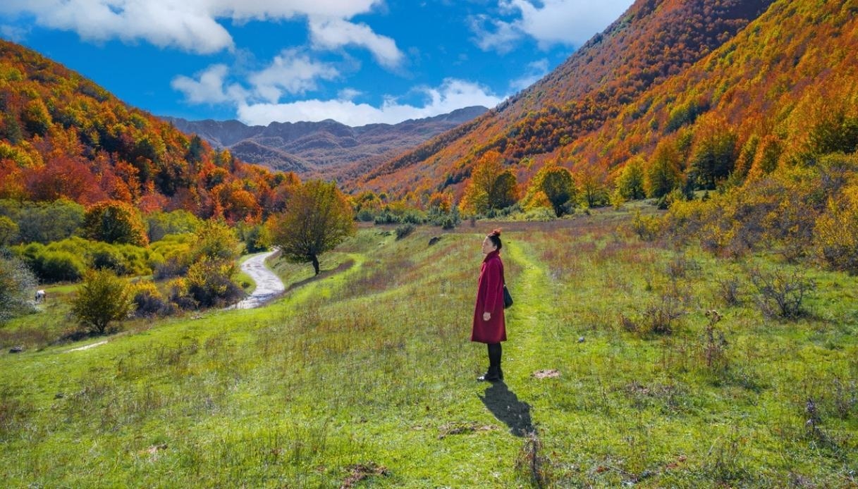 12 lugares para ver a vegetação em Abruzzo: de bosques pintados a cores vibrantes.