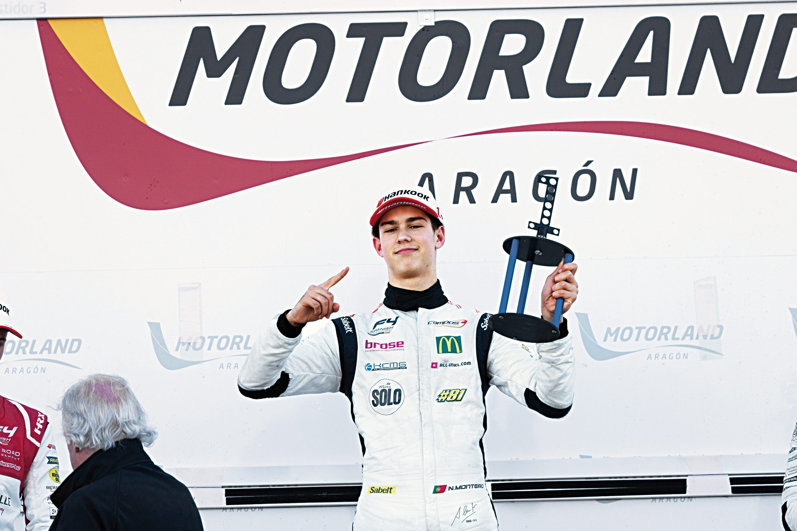 Noah Monteiro en het Formule 1-doel