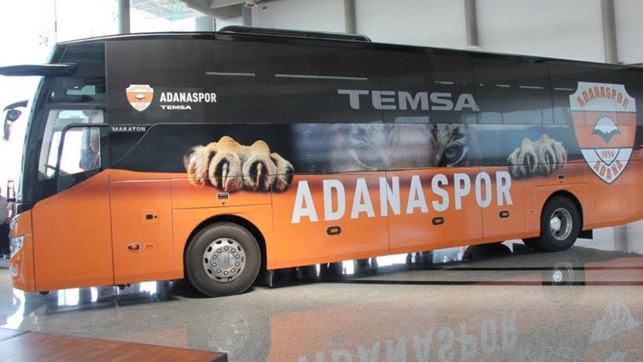 Clubbus van Adanaspor in beslag genomen