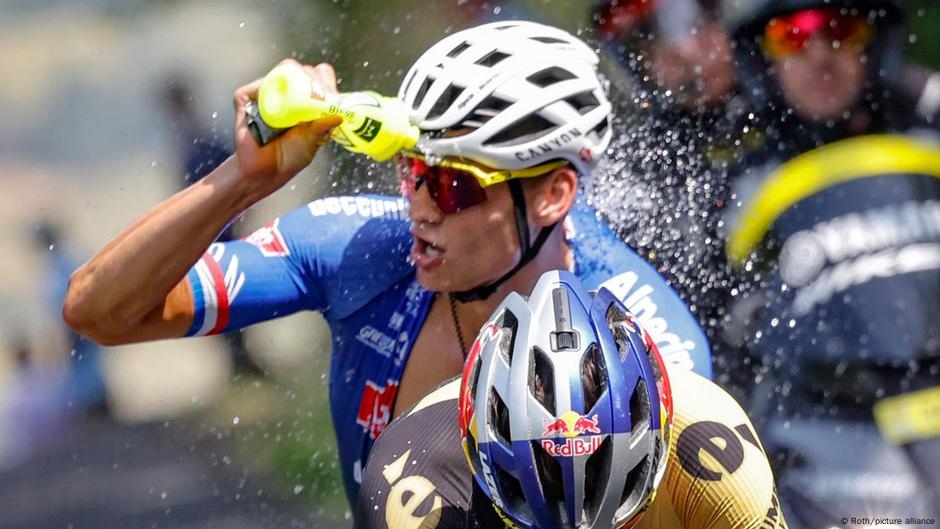 Allenamento caldo per la maglia gialla del Tour de France