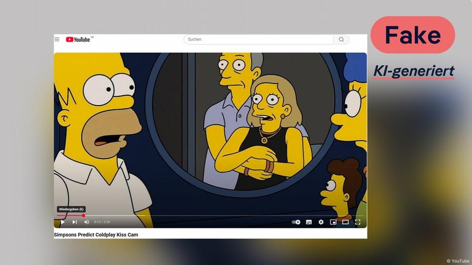 Faktencheck: Haben die Simpsons die Coldplay-Kiss-Cam vorhergesagt?
