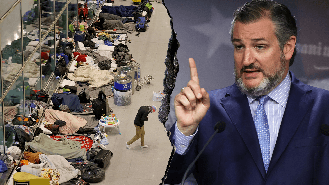 Ted Cruz colpisce l'autorità dello stato blu con un mandato di comparizione per aver ospitato i migranti in aeroporto: "Sconsiderato"