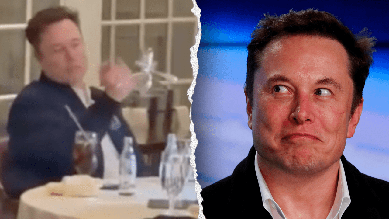 Elon Musk ontkent ketamine te hebben gebruikt in reactie op bizarre video waarin hij met een lepel in evenwicht blijft.