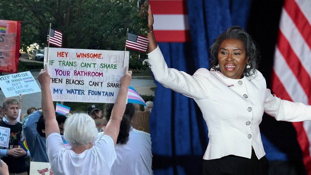 I leader della Virginia condannano il cartello razzista rivolto al vicegovernatore Winsome Earle-Sears per la politica sui bagni
