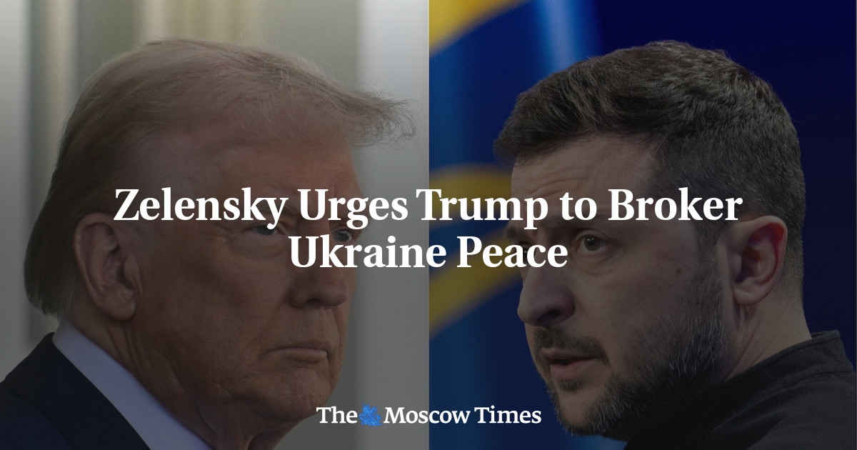 Zelensky esorta Trump a mediare la pace in Ucraina