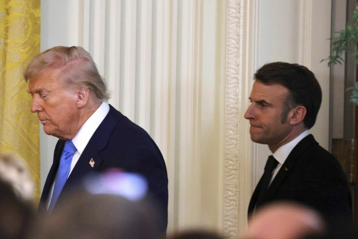 Macron visita Trump: “Consigam um cessar-fogo o mais rápido possível”