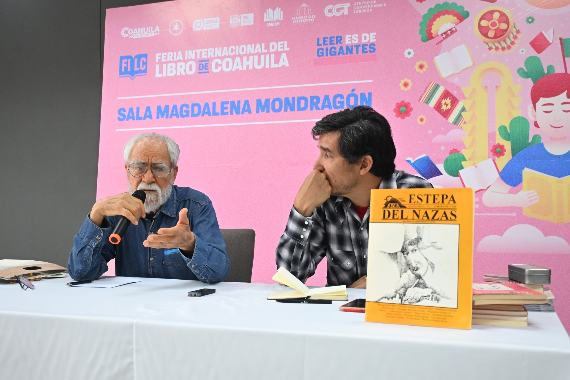 Literary activism talk at the Coahuila International Book Fair
