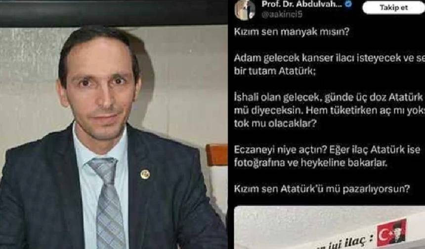 Wpis farmaceuty Atatürka zaniepokoił profesora! Skandaliczne słowa