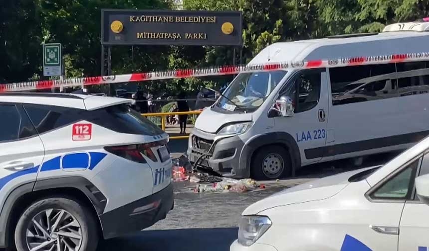 In Kağıthane ist ein Einsatzfahrzeug in einen Fußgänger gefahren! 1 Toter, 4 Verletzte