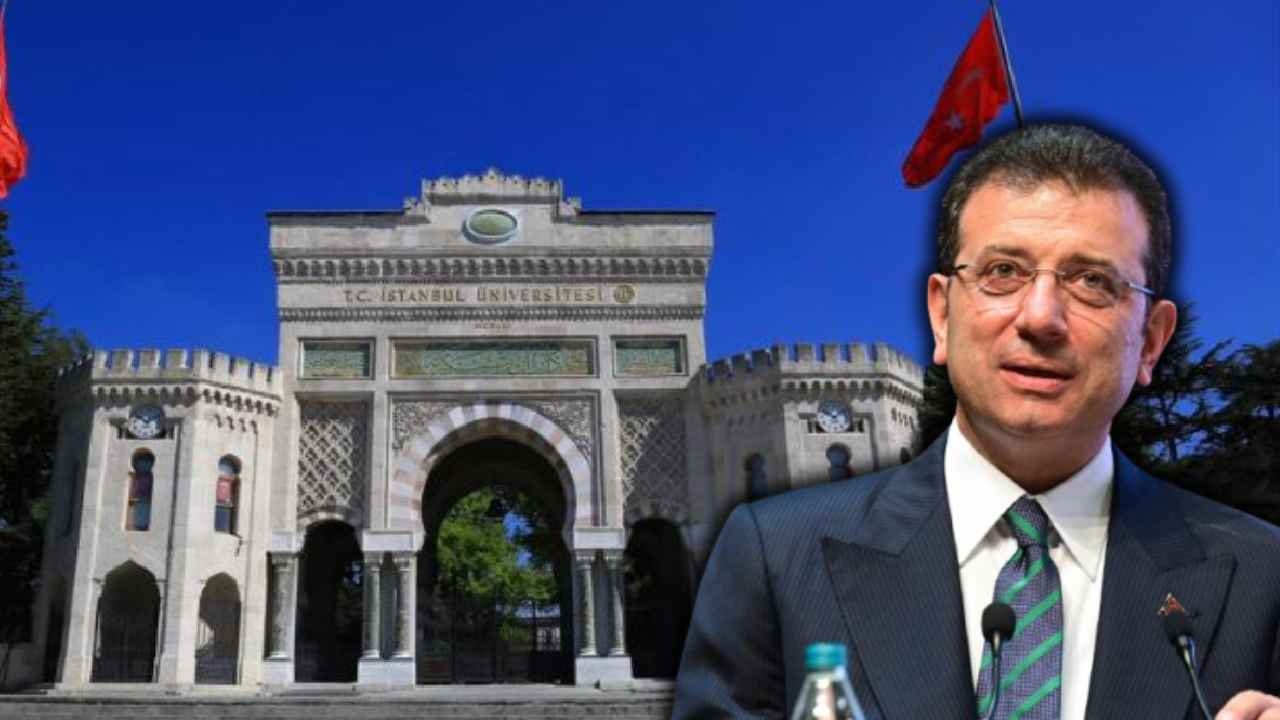 Antwort der Universität Istanbul auf den Vorschlag, Imamoğlus Diplom zu annullieren