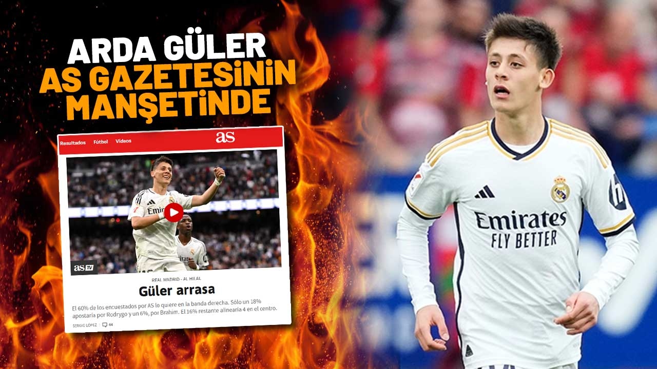 Opvallende peiling van de Spaanse pers! Hier is de reactie van de Madrid-fan op Arda Güler.