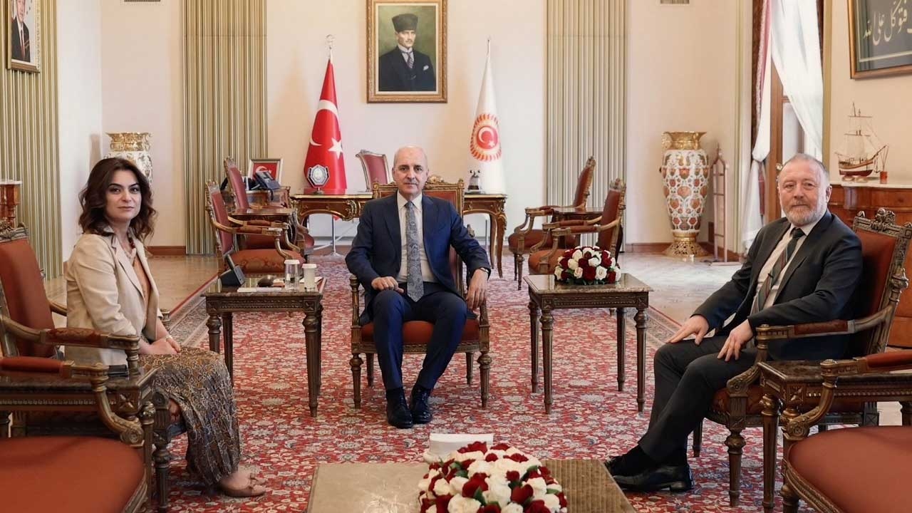 Besuch der DEM-Partei beim TBMM-Sprecher Numan Kurtulmuş