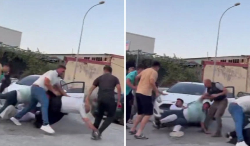 Nach dem Unfall brach eine Schlägerei aus, die zu einem Kriegsgebiet wurde!