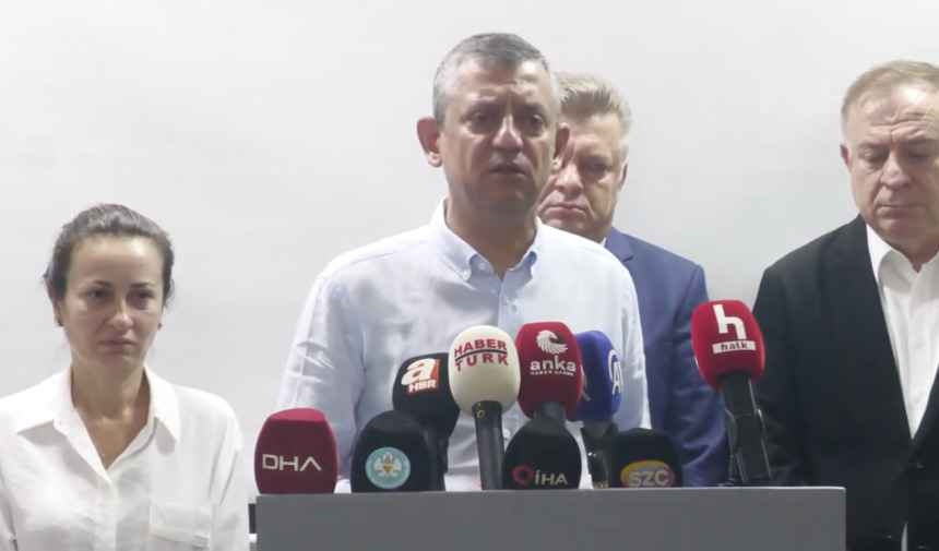 Declaração de Özgür Özel sobre o estado de saúde de Ferdi Zeyrek