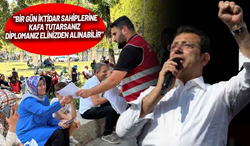 List İmamoğlu do rodzin uczniów przystępujących do egzaminu: Naszym prawdziwym testem jest demokracja