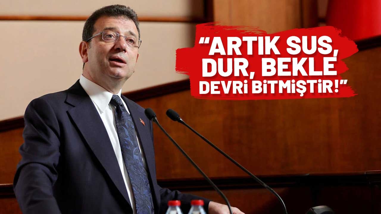 Deze keer richtte İmamoğlu zich op drie gebieden: het is een kwestie van overleven