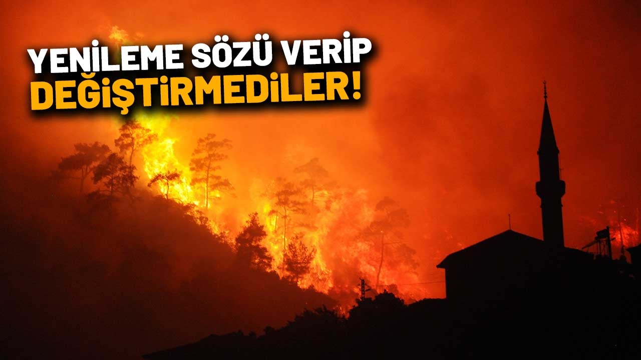 Das Feuer in Ödemiş wurde durch die alten Masten von GDZ Electric verursacht
