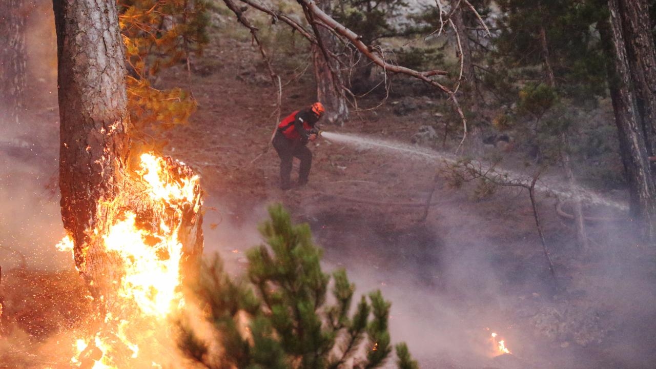 El segundo incendio forestal en Alanya ha sido extinguido.