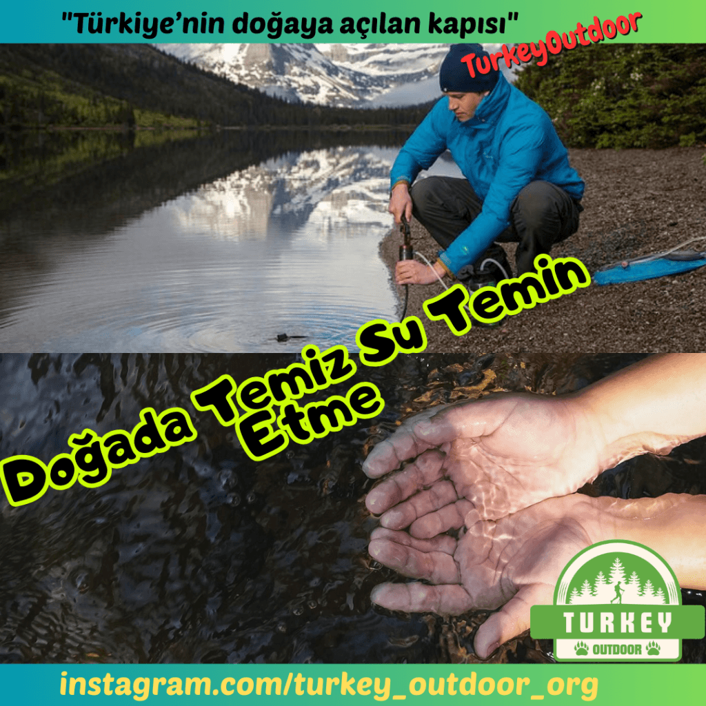 Bereitstellung von sauberem Wasser in der Natur
