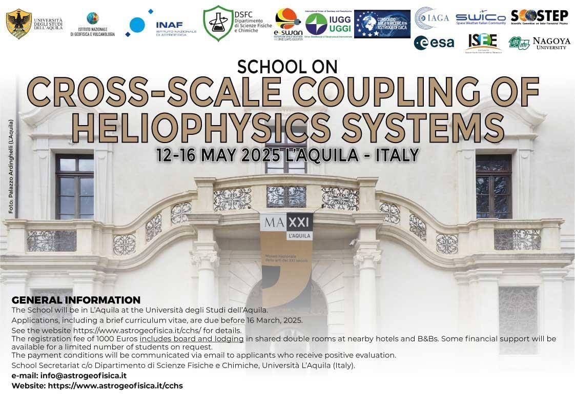 Internationale Schule für Heliophysik in L'Aquila: Schwerpunkt auf der multiskaligen Kopplung von Systemen