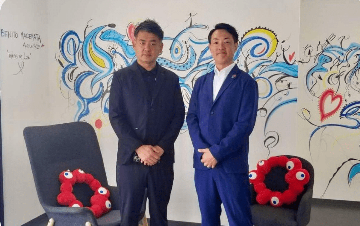 Kunstenaar Benito Macerata dubbelt op de Osaka Expo, nieuwe muurschildering en prijzen in Japan