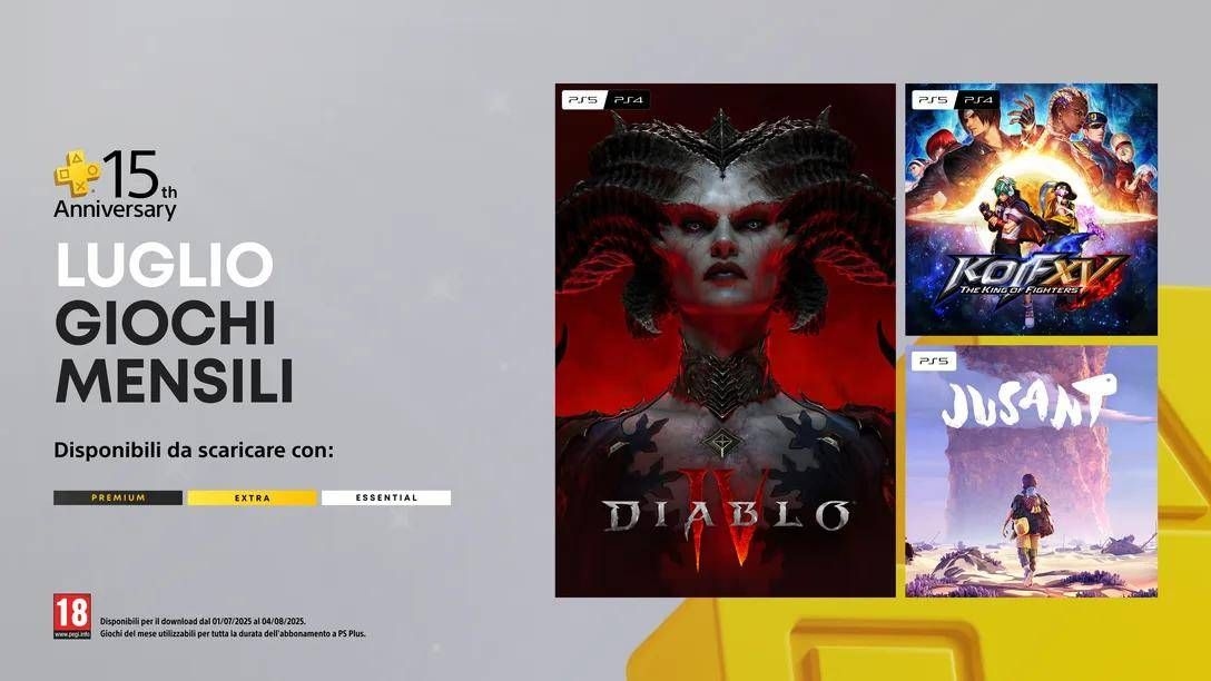 PlayStation Plus, Spiele im Juli 2025