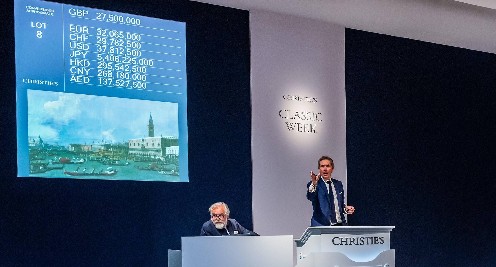 Canaletto, 18. yüzyıl Venedik'inin şaheseri ile rekorlar kırıyor